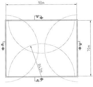 Plan implantation manège à chevaux